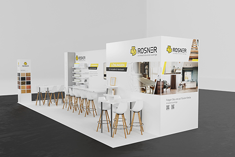 Rosner’s stand at the Holz-Handwerk trade fair Rosner’s stand at the Holz-Handwerk trade fair